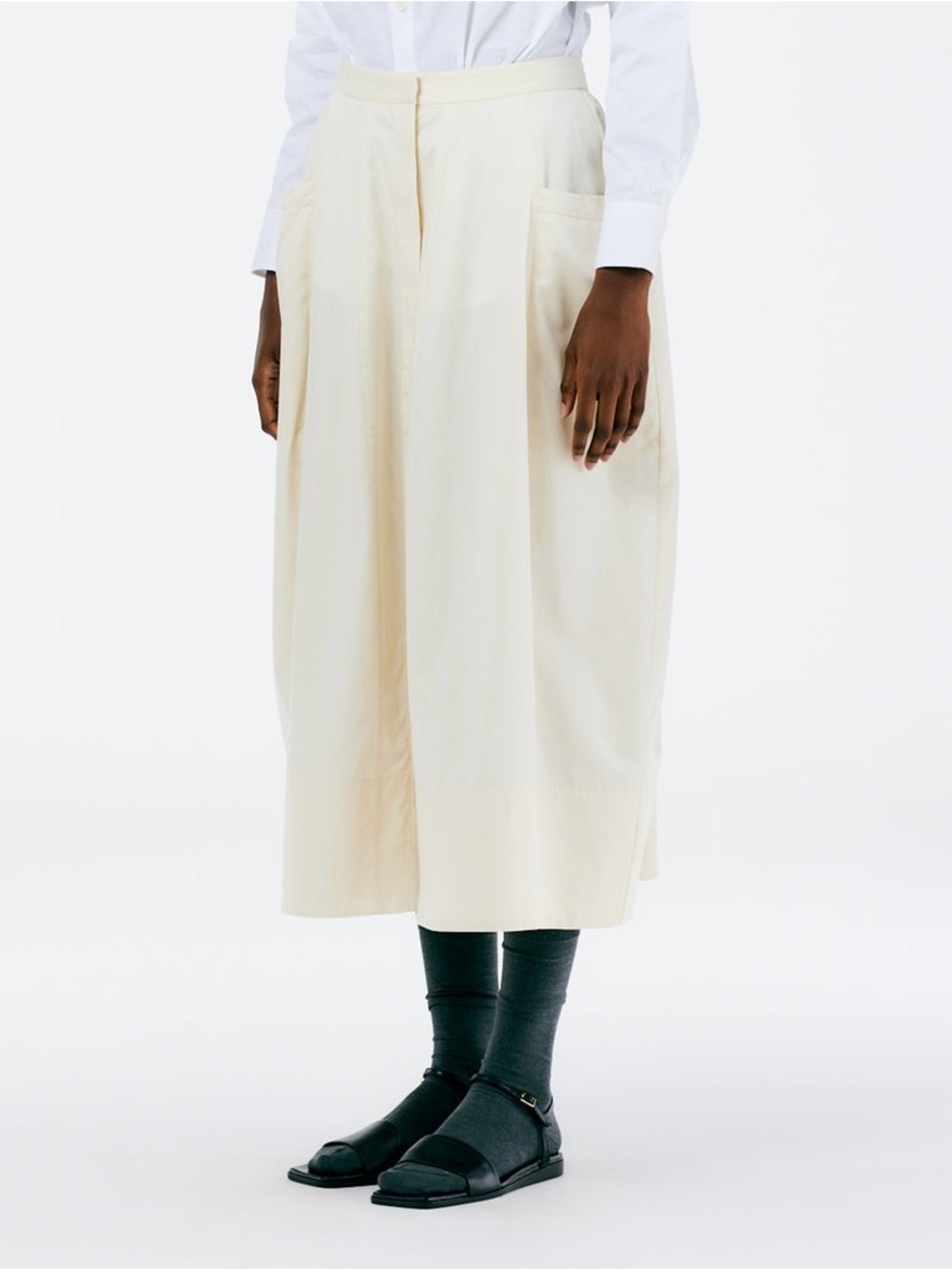 TIBI Eco Poplin Lantern Skirt - Picture 2 of 6